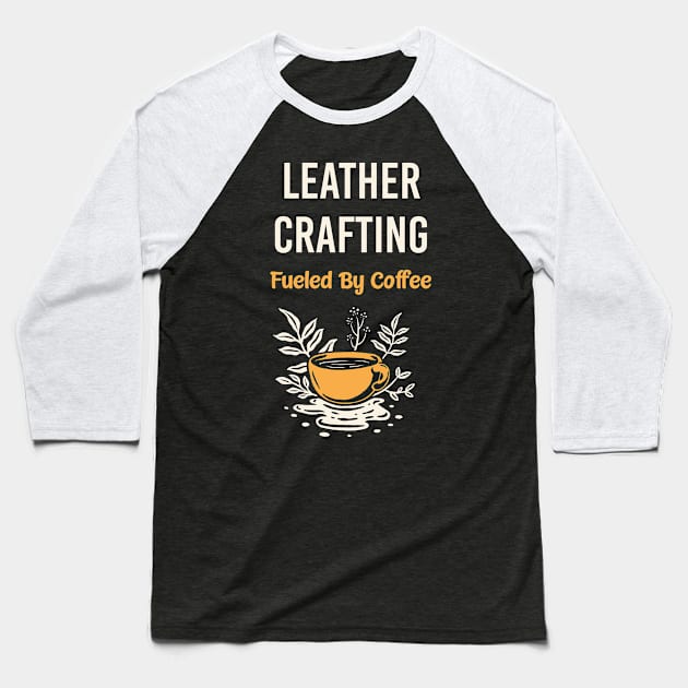 Leather Crafting Baseball T-Shirt by flaskoverhand